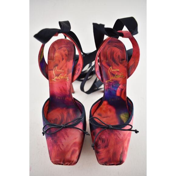 Christian Louboutin Cassia Lace Up Alta 160 Platform Ballet Sandal Heel Pump 36 - Picture 11 of 16